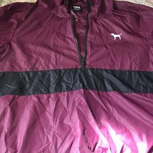 Pink maroon windbreaker